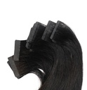 Bebeauty – Semi Tape Hair Extension - Black (Round) 26" - Color#   1 - Natural Black