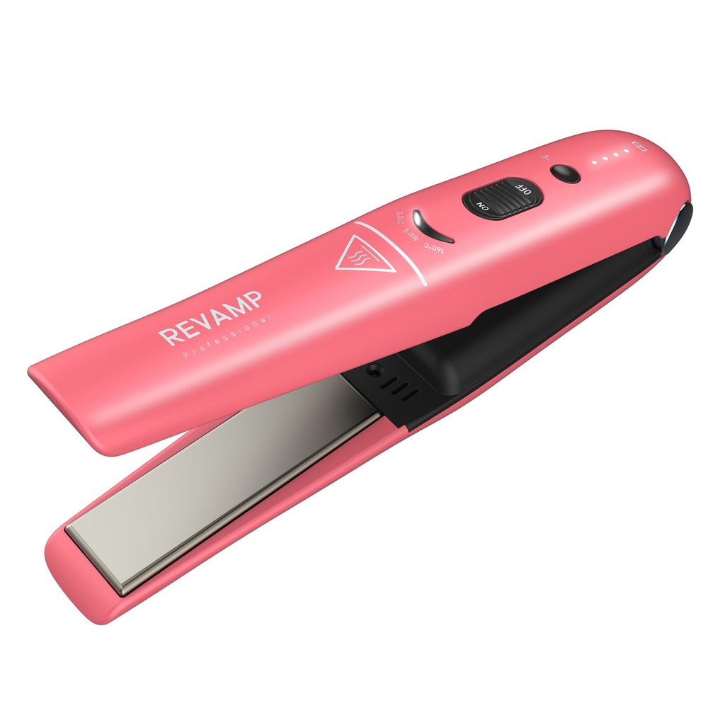 Revamp - Liberate Cordless Compact Hair - Straightener - Pink