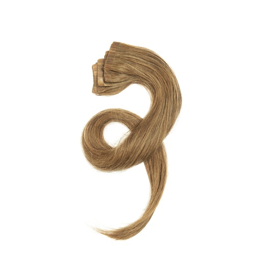 Bebeauty - Tape Hair Extension - Silver (Round) 22" - Color#  14 - Very Light Golden Blond