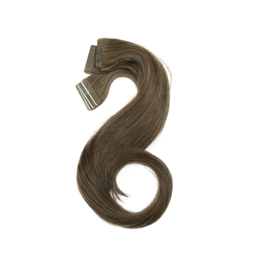 Bebeauty - Tape Hair Extension - Silver (Round) 22" - Color#  8 - Light Ash Blond