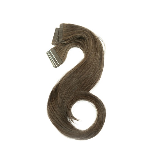 Bebeauty - Tape Hair Extension - Silver (Round) 26" - Color# 8 - Light Ash Blond