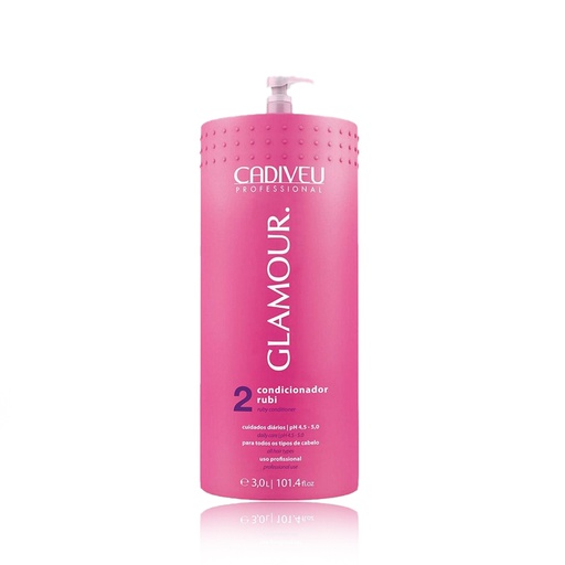 Cadiveu - Glamour - 2/Ruby Conditioner - Daily Care - 3L