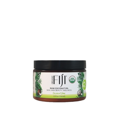 Fiji Organic - Certified Organic Raw Coconut Oil -Coconut Lime - 354 ML