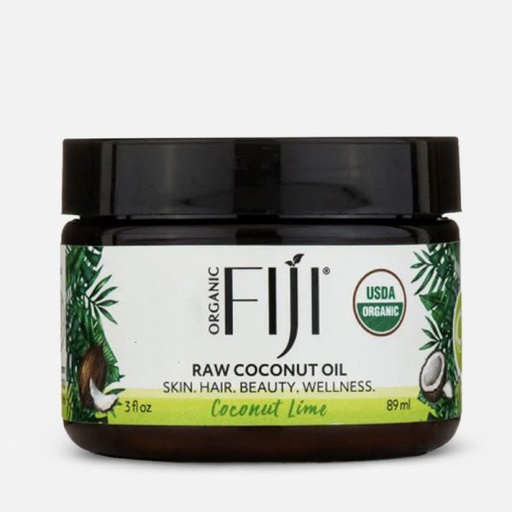 Fiji Organic - Certified Organic Raw Coconut Oil -Coconut Lime - 98 ML