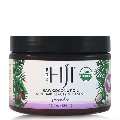 Fiji Organic - Certified Organic Raw Coconut Oil -Lavender - 354 ML