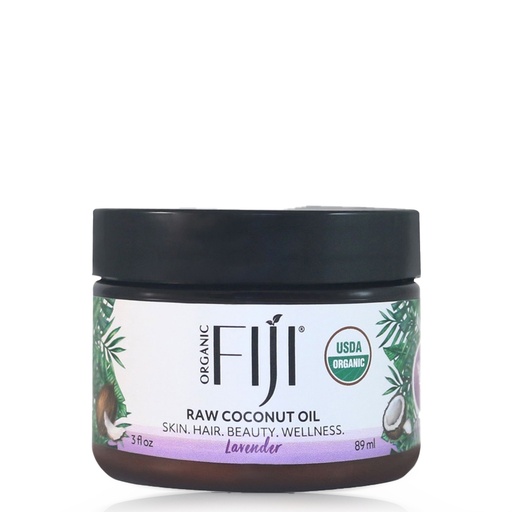 Fiji Organic - Certified Organic Raw Coconut Oil -Lavender - 98 ML