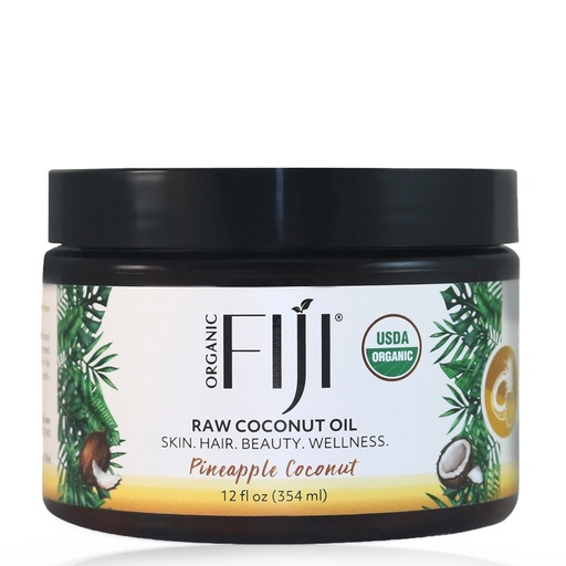 Fiji Organic - Certified Organic Raw Coconut Oil -Pineapple Coconut - 98 ML