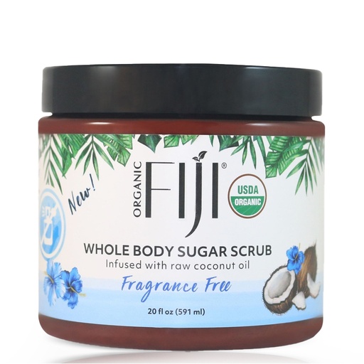 Fiji Organic - Whole Body Sea Salt Scrub infused with coconut oil - Peppermint - 591 ML