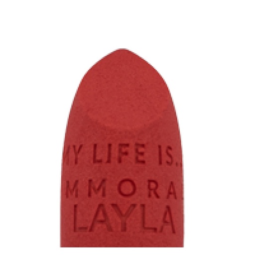 Layla - Immoral - Mat Lipstick - Coral Resin - N.13