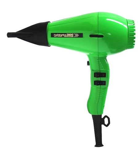 Parlux - Hair Dryer - Twinturbo - Made In Italy - Model# 3200 - Green