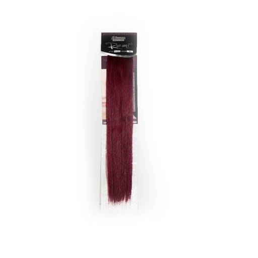 Remi Hair Extension STW Length 22 Inch - Color# 33 V - Light Red (Cyclamen)