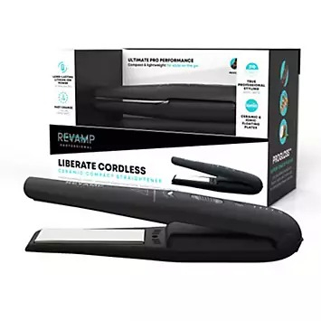 [ST-1700-B] Revamp - Liberate Cordless Compact Hair - Straightener - Black