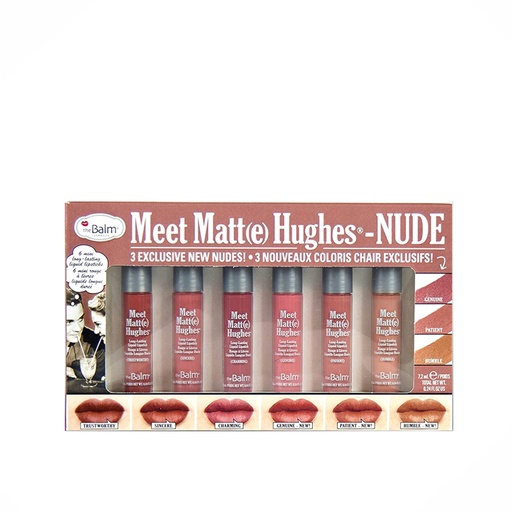 The Balm - Meet Matte Hughes  6 Pc Mini Kit - Nude
