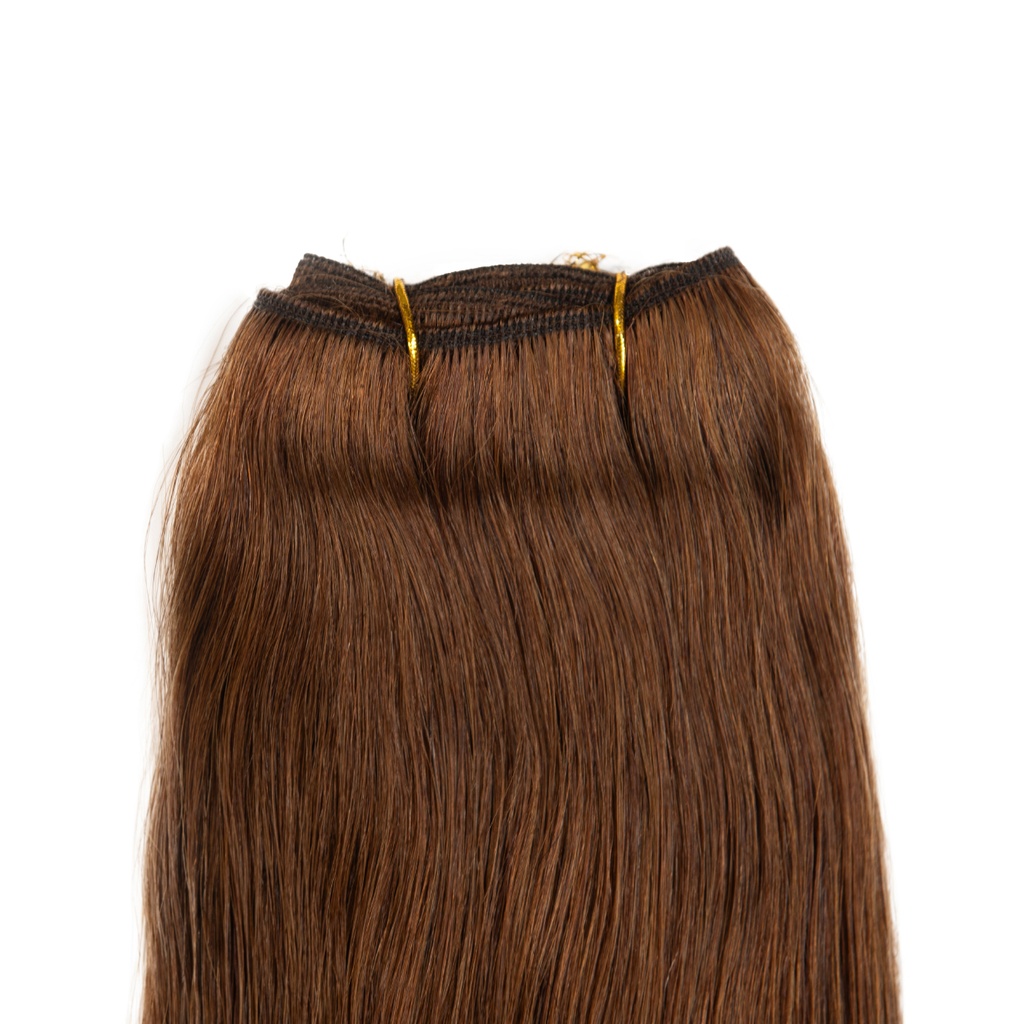 Remi Hair Extension TW Length 18 Inch - Color# 4 - Light Brown