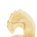 Bebeauty – Semi Tape Hair Extension - Black (Round) 22" - Color#   613 - Platinum