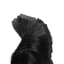 Bebeauty - Tape Hair Extension - Silver (Round) 26" - Color# 1- Natural Black