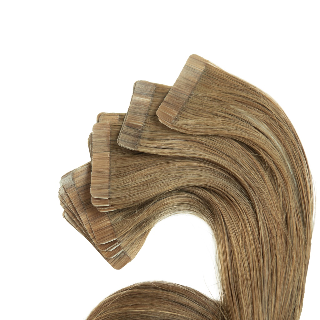 Bebeauty - Tape Hair Extension - Silver (Round) 22" - Color#  10 - Very Light Ash Blond