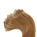 Bebeauty - Tape Hair Extension - Silver (Round) 26" - Color#  12 - Light golden Blond