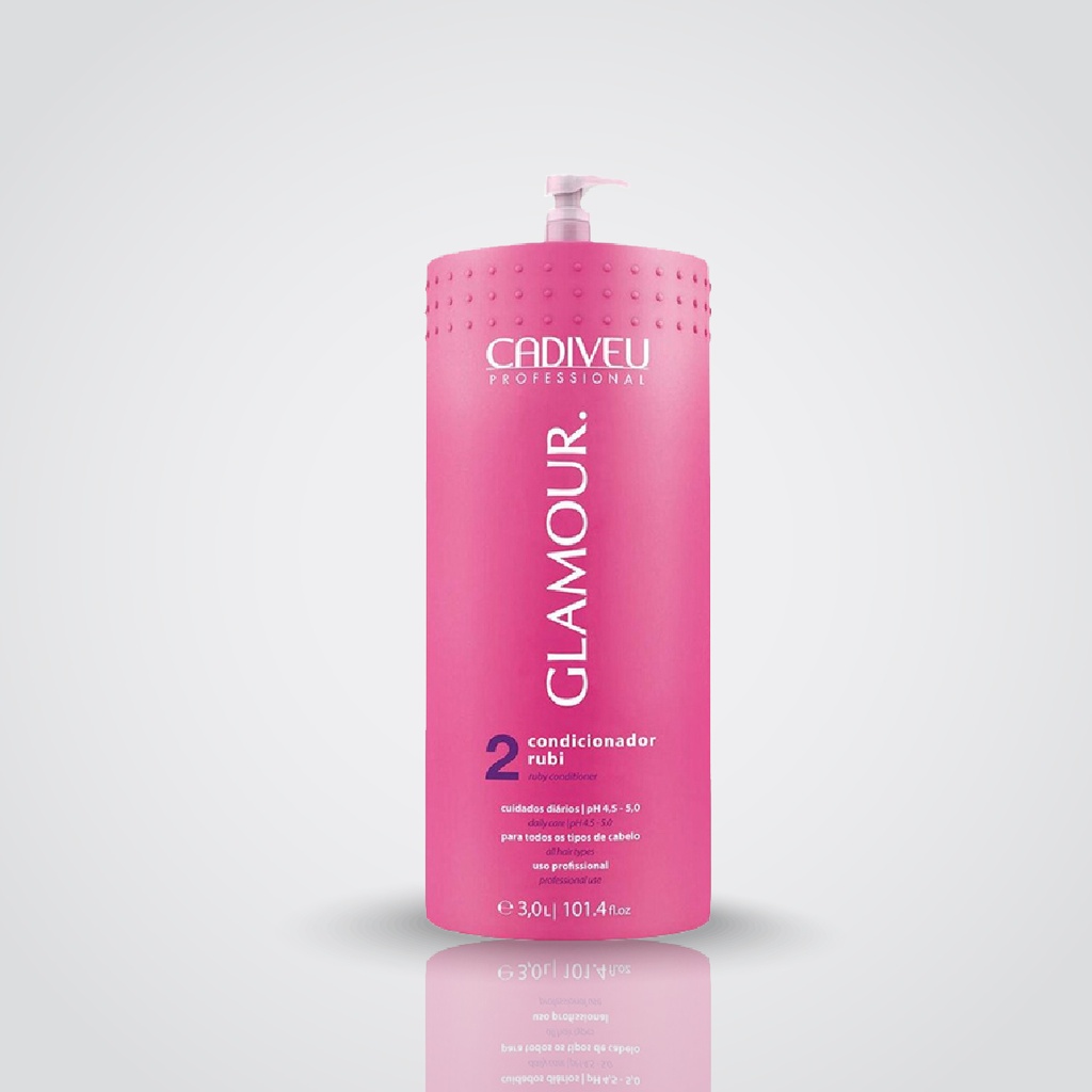 Cadiveu - Glamour - 2/Ruby Conditioner - Daily Care - 3L