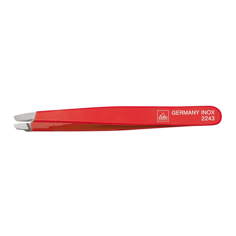 Erbe Solingen - Tweezers - Color# Red Size 9.5cm - Model# 92243 