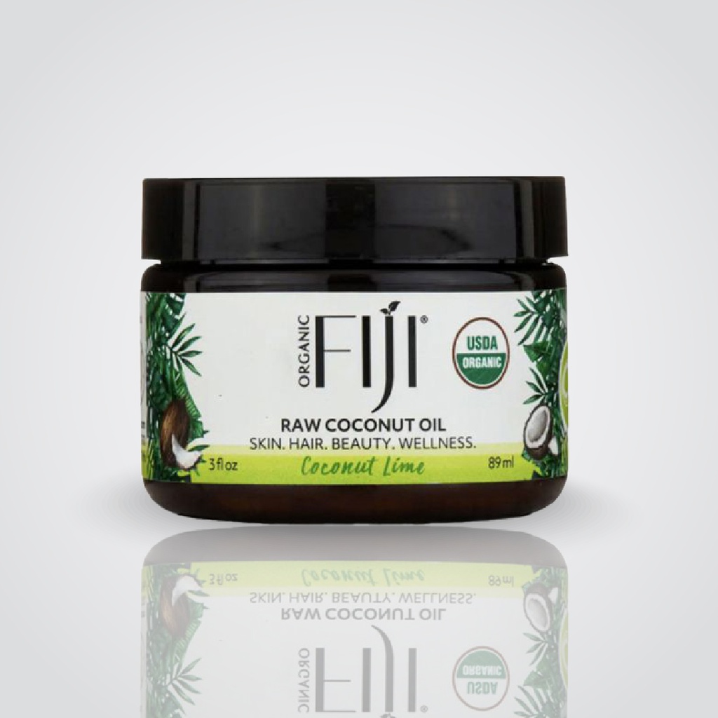 Fiji Organic - Certified Organic Raw Coconut Oil -Coconut Lime - 98 ML