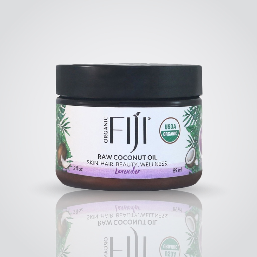 Fiji Organic - Certified Organic Raw Coconut Oil -Lavender - 98 ML