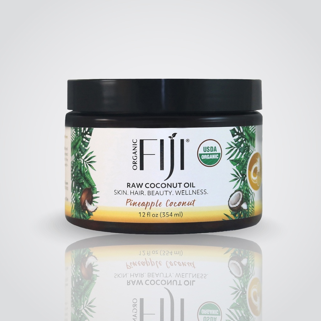 Fiji Organic - Certified Organic Raw Coconut Oil -Pineapple Coconut - 98 ML