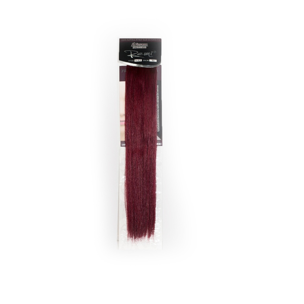 Remi - Hair Extension STW Length 22 Inch - Color# 33 V - Light Red (Cyclamen)