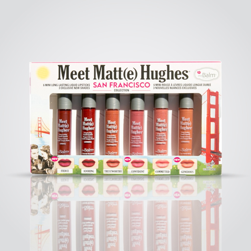 The Balm - Meet Matte Hughes  Set Of 6 Mini Kit - San Francisco