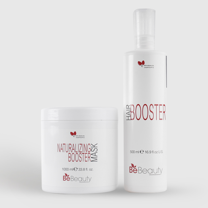 Be Beauty - Hair Booster Kit- (Naturalizing + Mask) - 1000ml