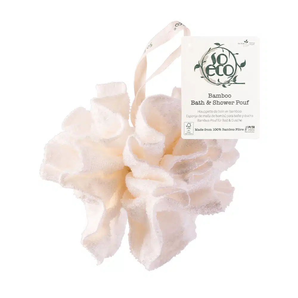 BW - Soeco - Bamboo Bath & Shower Pouf