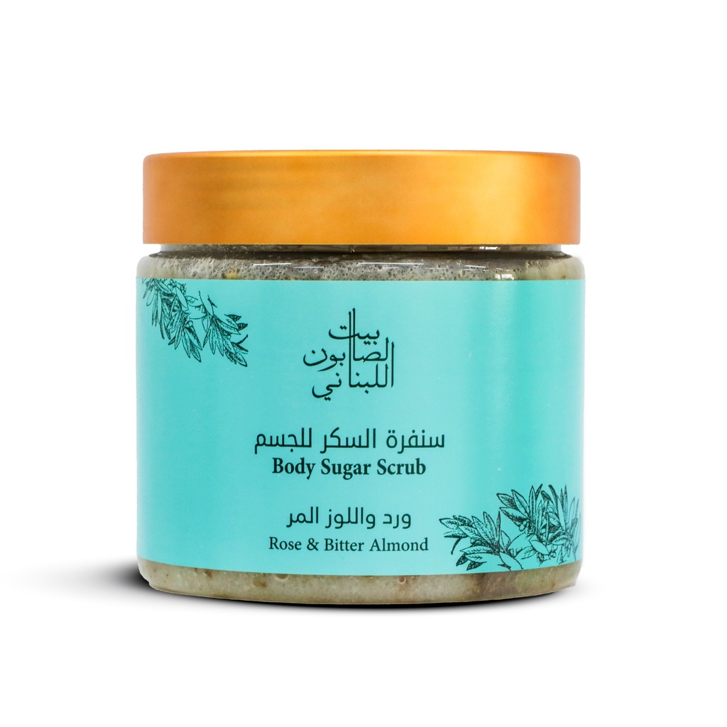 بيت الصابون - سنفرة السكر للجسم - بالورد و االوز - 500 غرام