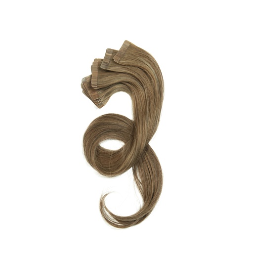 Bebeauty - Tape Hair Extension - Silver (Round) 22" - Color#  10 - Very Light Ash Blond