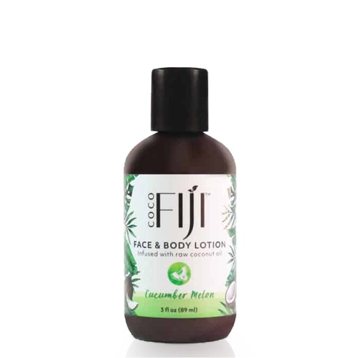 Fiji Organic - Face & Body Lotion - infused with raw coconut oil - Lemongrass Tangerine - 98 ML