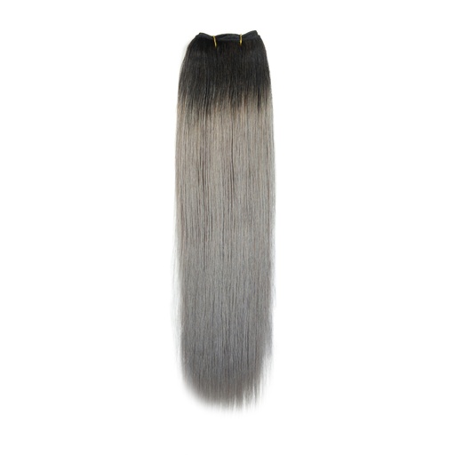 Remi - Hair Extension - STW Length 18 Inch - Color# T1B/Silver (Ombre)