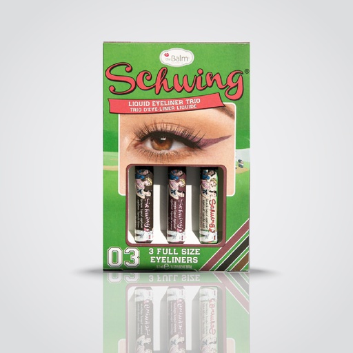 The Balm - Schwing Holiday Trio Liquid Eyeliner (Purple/Brown/Black)