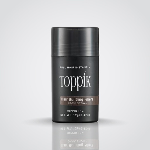 Toppik - Hair Building Natural Keratin Fibers - Color# Dark Brown - 12g 