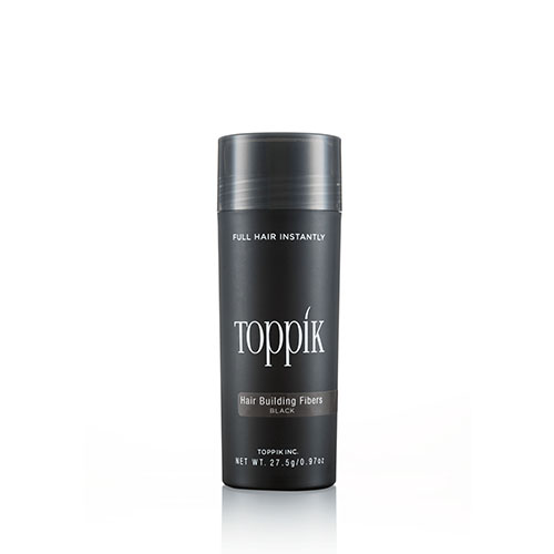 Toppik - Hair Building Natural Keratin Fibers - Color# Black - 27.5g 