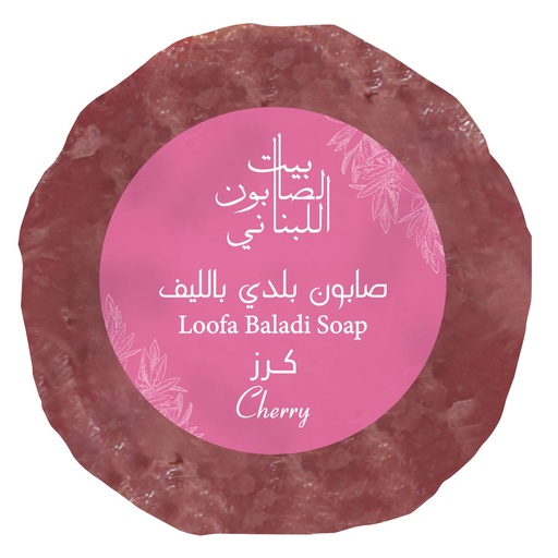 B S - Loofa Baladi Soap Cherry - 300g