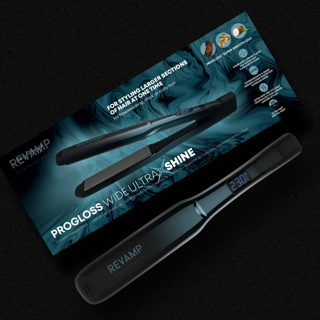 Revamp Progloss Wide Ultra X Shine Straightener