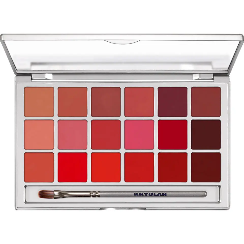 Kryolan - LPR3Lipstick Palette - 18 Color - LPR3