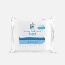 QV FACE MAKE UP REMOVAL WIPES AT 25 PACK