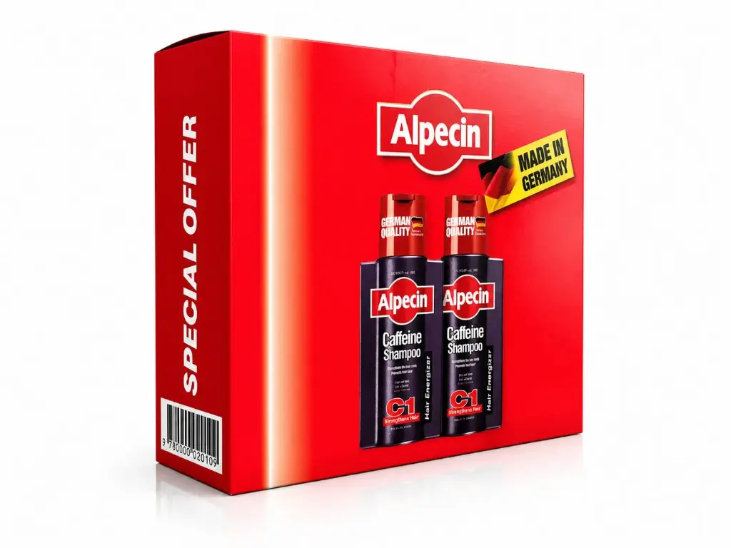 Alpecin - Caffeine Shampoo - 250ml + 1 Free