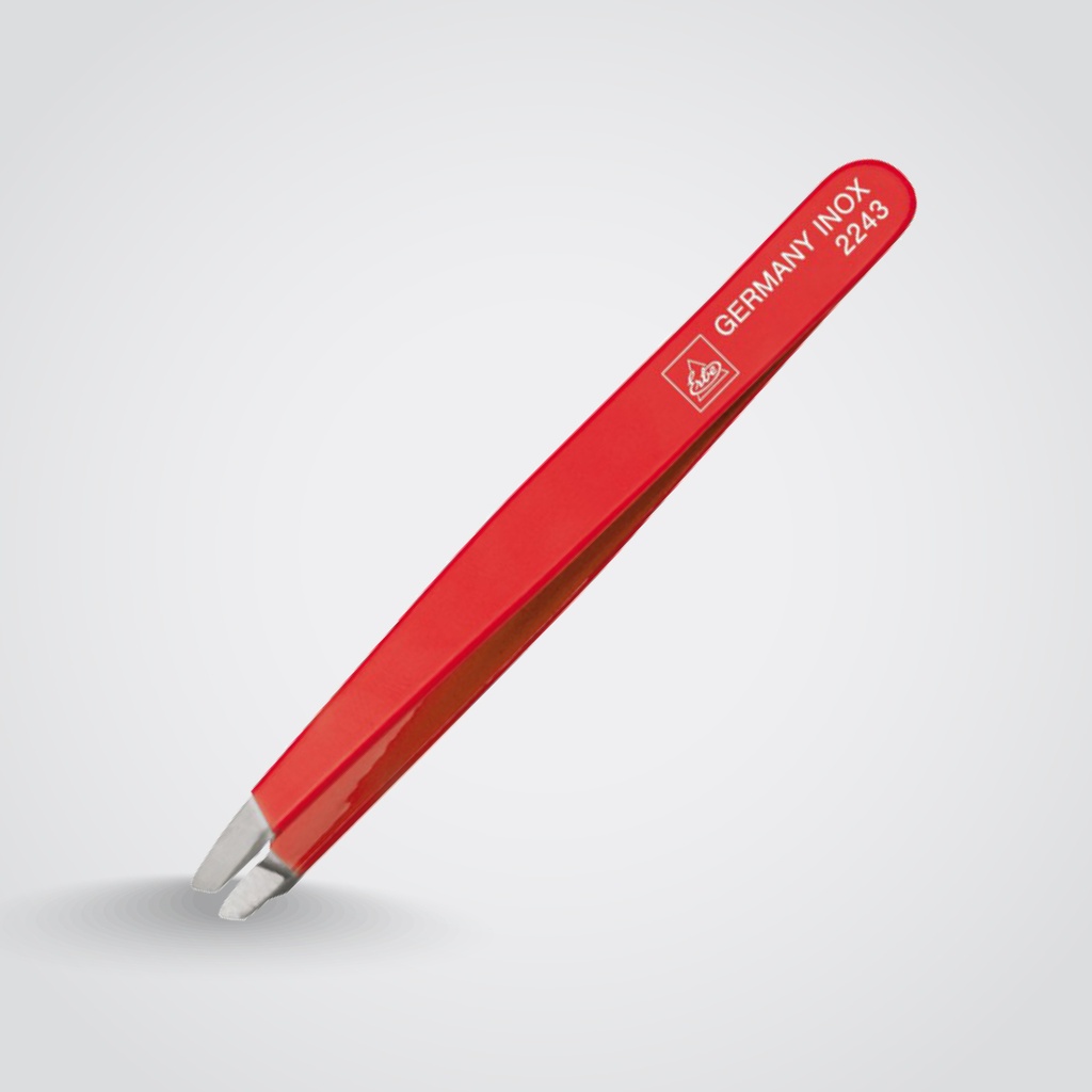 Erbe Solingen - Tweezers - Color# Red Size 9.5cm - Model# 92243 