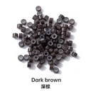Silicon Rings - L-5038 - 1000 pcs - For Extension -Color# Dark Brown 