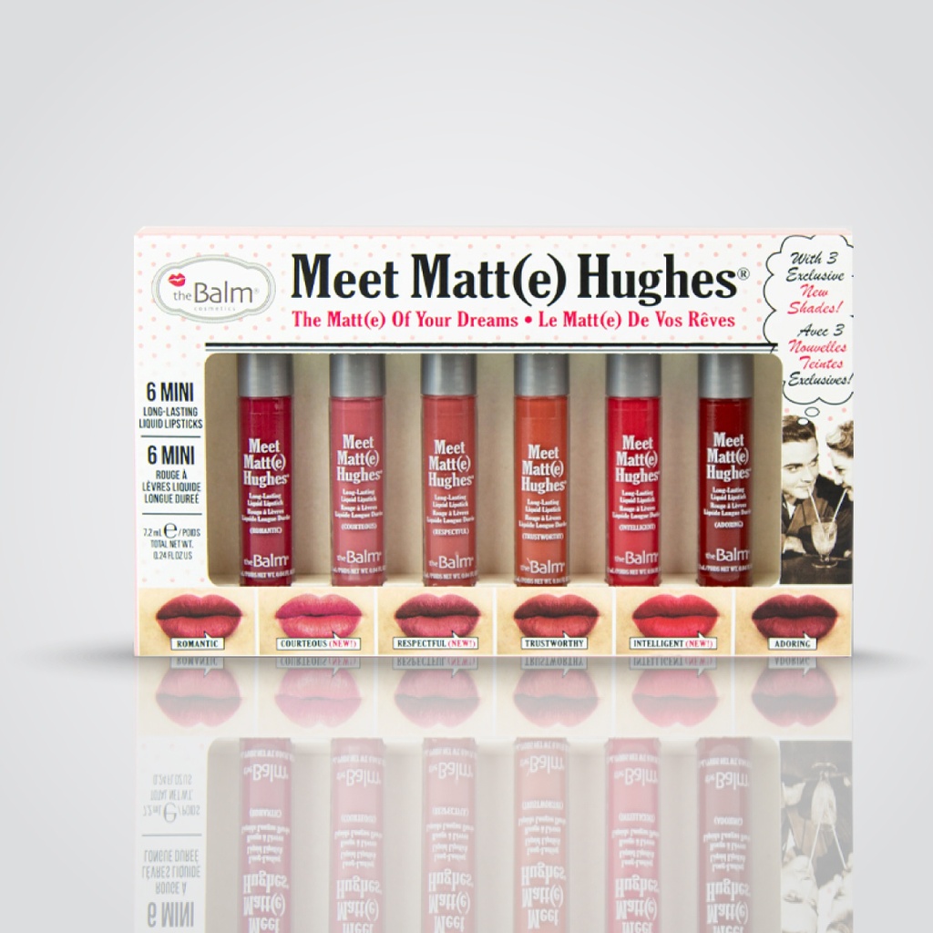 The Balm - Meet Matte Hughes  Set Of 6 Mini Kit# 12