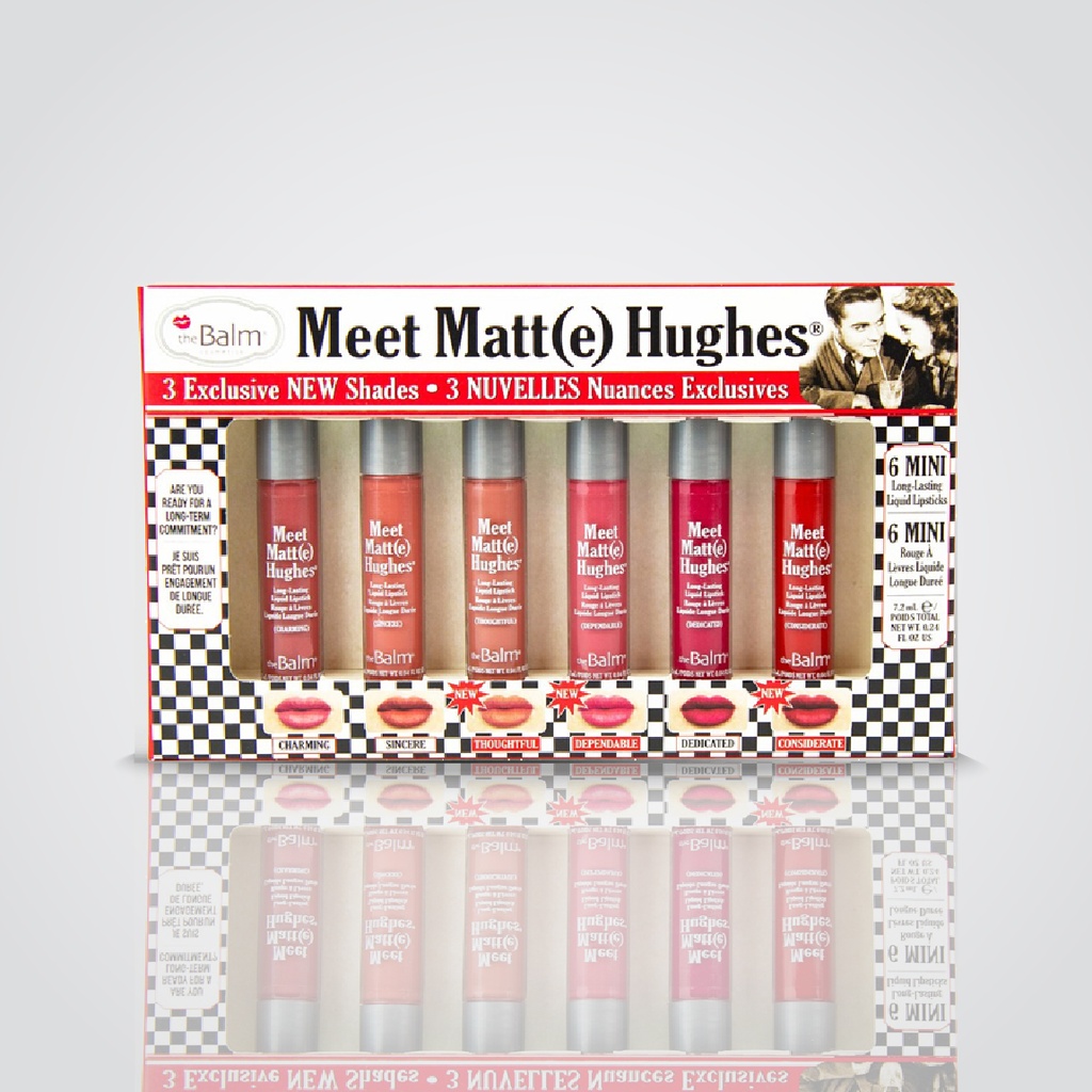 The Balm - Meet Matte Hughes Set Of 6 Mini Kit # 1