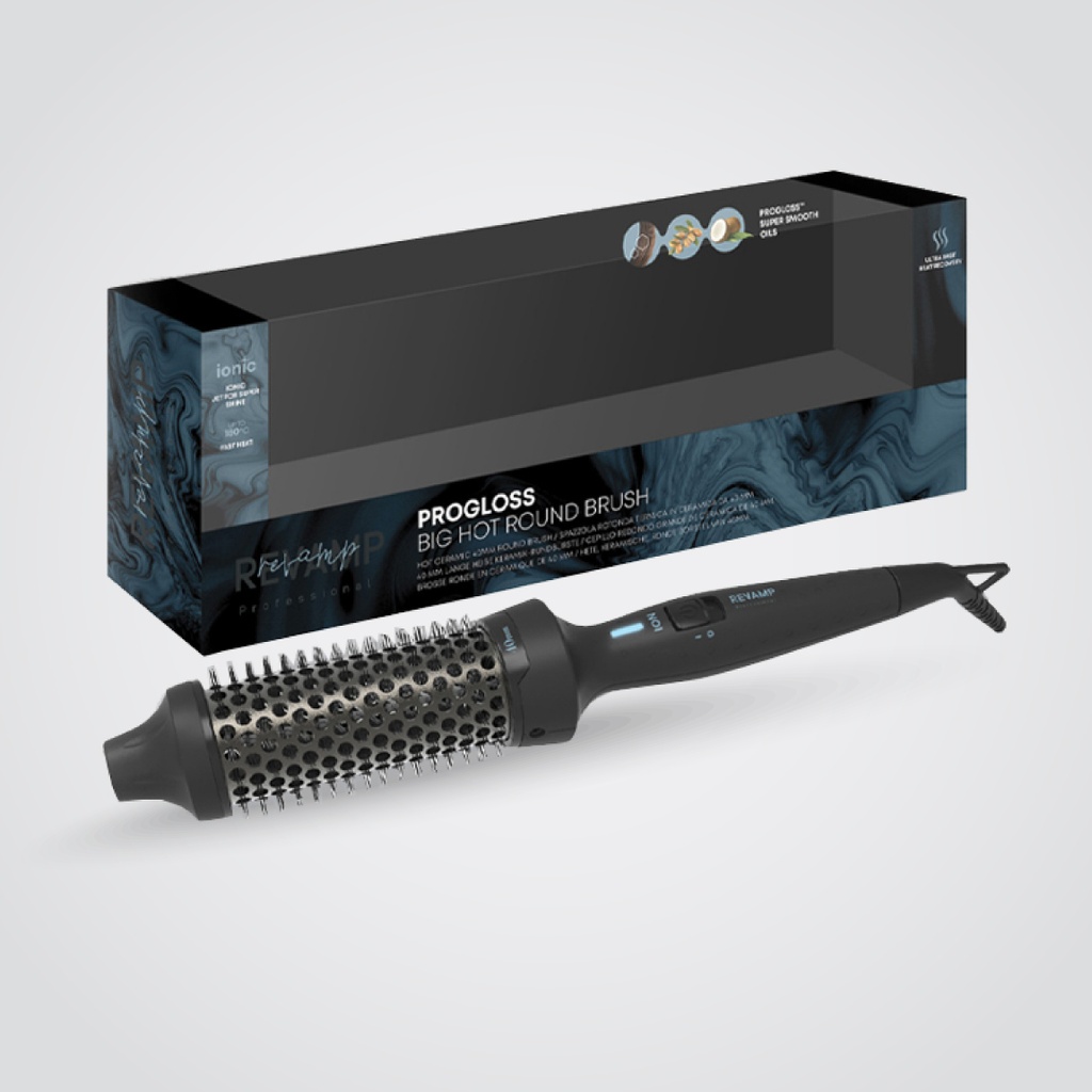 Revamp - Progloss Big Round Hot Brush - Straightener 