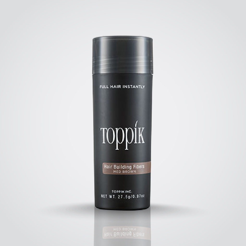 Toppik - Hair Building Natural Keratin Fibers - Color# M.Brown - 27.5g 