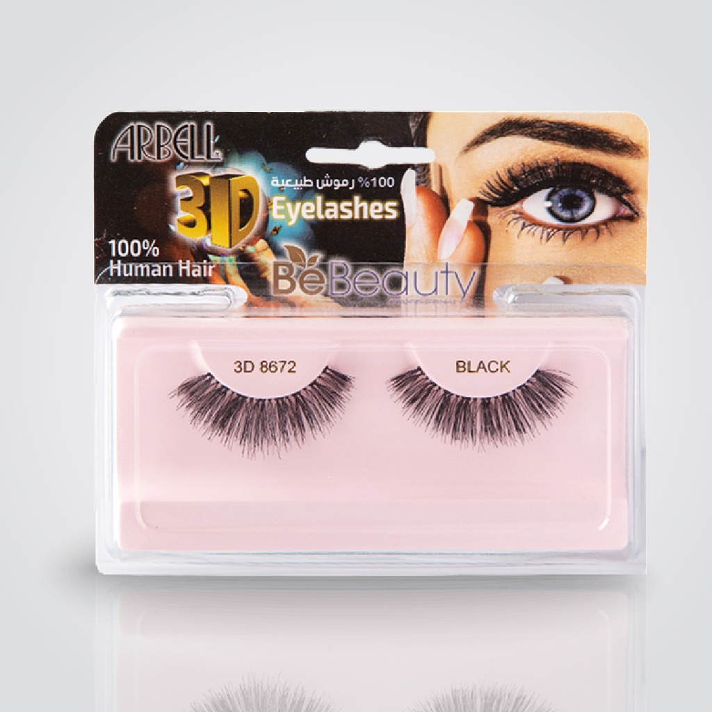 ARBEL - 3D Eyelashes 8672 - BLACK